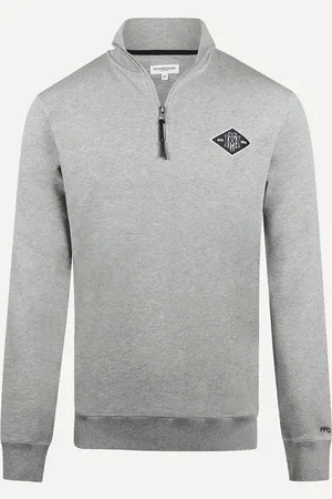 McGregor Sweater Halve Rits Met Embleem - - S