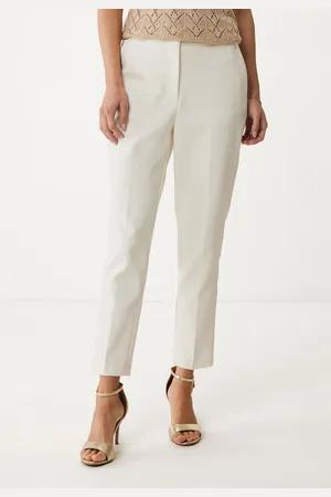 Mexx Broek Toelopend Off White