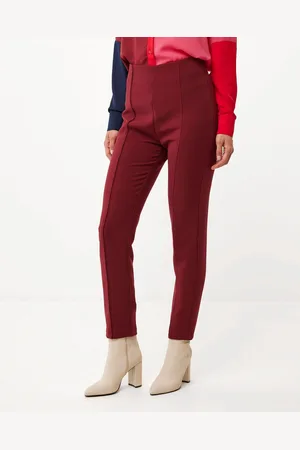 Mexx Straight leg pantalon Dark Red