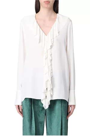 Mauro Grifoni Longsleeve shirts - Wit - Dames