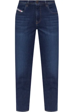 Diesel Jeans, Dames, Blauw, W28 L32, Katoen, Skinny Jeans
