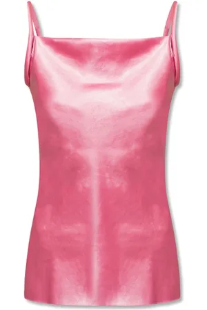 Nanushka Tops, Dames, Roze, S, Satijn, Nesa Satin Top