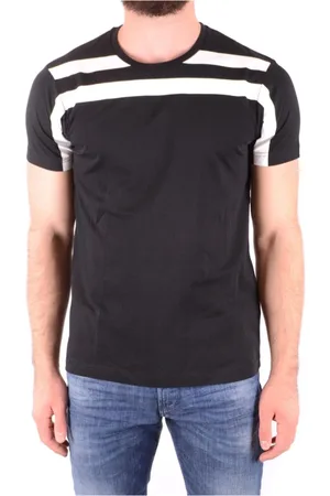 Les Hommes Tops, Heren, Zwart, S, Katoen, t-shirt