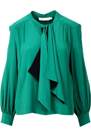 SIMONA CORSELLINI Blouses & Shirts, Dames, Groen, L, Blouses