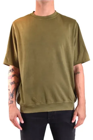 Paolo Pecora Tops, Heren, Groen, S, T-shirts