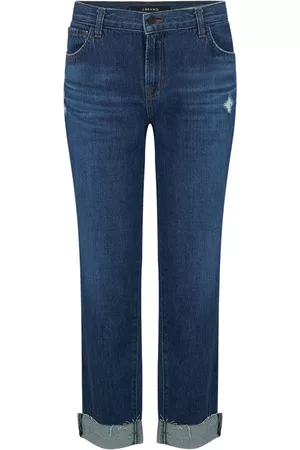 J Brand Dames Jeans - Cropped Jeans - Blauw - Dames