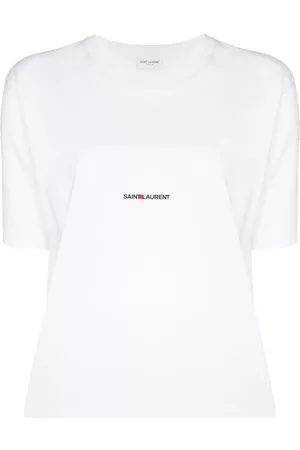 Saint Laurent Dames T-shirts - T-shirts - Wit - Dames