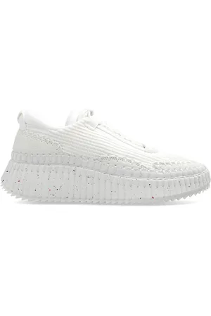 Chloé Schoenen, Dames, Wit, 41 EU, Nama Sneakers