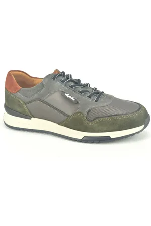 Australian Schoenen, Heren, Grijs, 43 EU, Grijs + Kakki Runner N.