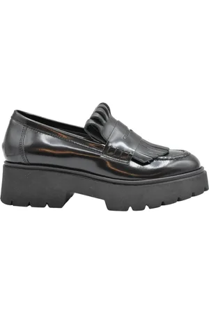 Janet&Janet Schoenen, Dames, Zwart, 40 EU, Loafers