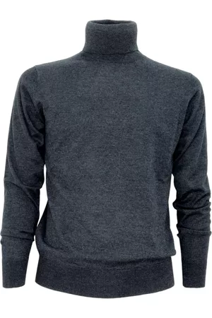 CASHMERE COMPANY Truien, Heren, Grijs, L, Wol, Shirts