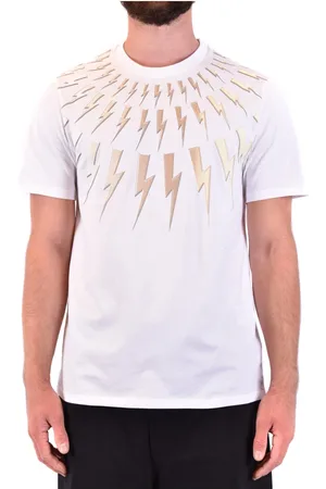 Neil Barrett Tops, Heren, Wit, M, T-shirt