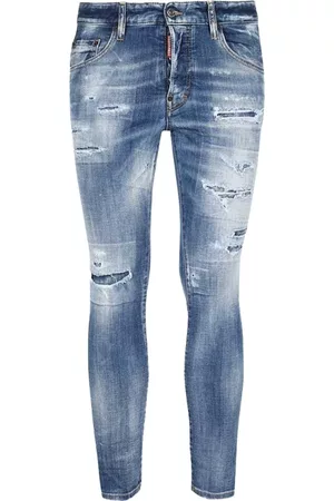 Dsquared2 Heren Skinny - Jeans - Blauw - Heren
