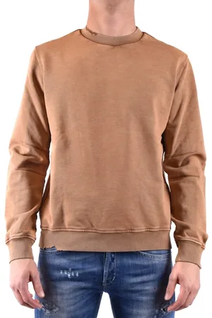 Paolo Pecora Sweatshirts & Hoodies, Heren, Bruin, L, Katoen, 21Lc 1M040551181 Sweatshirt