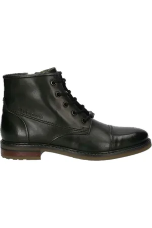 Bugatti Schoenen, Heren, Zwart, 44 EU, Leer, Enkel laarzen