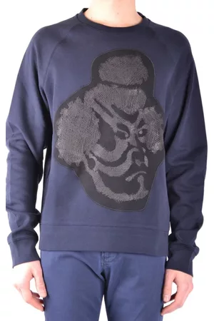 Paolo Pecora Sweatshirts & Hoodies, Heren, Blauw, M, Katoen, Sweatshirt