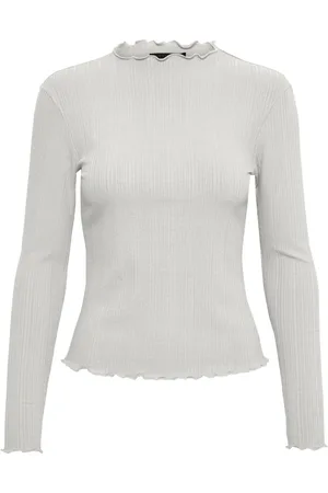 Karen by Simonsen Tops, Dames, Grijs, S, Candacekb T-shirt