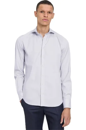 Baldessarini Overhemden, Heren, Wit, 5Xl, Katoen, Stretch shirt Hugh with shark collar