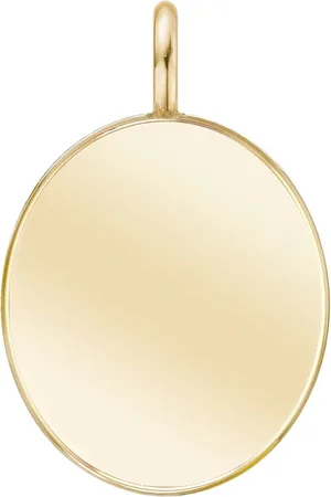 Julie Sandlau Accessoires, Dames, , ONE Size, Classic Signet Pendant - 14K Gold