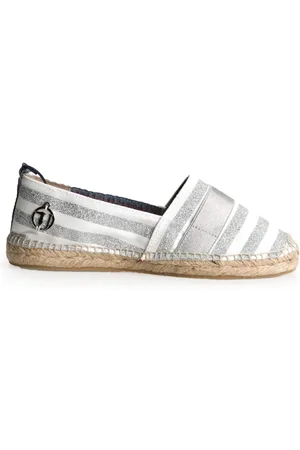 Trussardi Schoenen, Dames, Grijs, 37 EU, Leer, Espadrilles