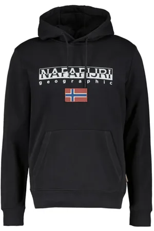 Napapijri Sweatshirts & Hoodies, Heren, Zwart, M, B-ayas hoodie