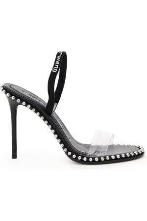 Alexander Wang Schoenen, Dames, Zwart, 37 EU, Hoge hiel sandalen