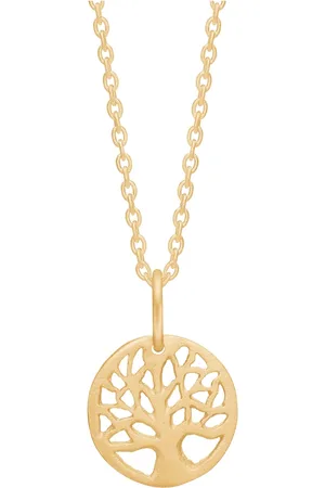 Frk Lisberg Accessoires, Dames, Geel, S, Ketting van de levensboom