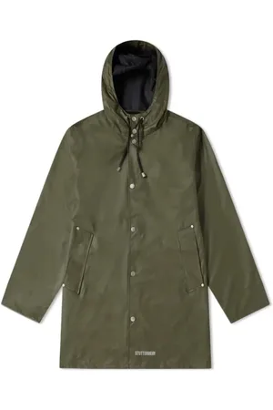 Stutterheim Jassen, Heren, Groen, S, Katoen, Stockholm lichtgewicht regenjas