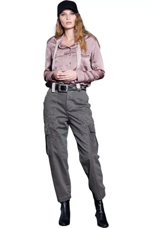 Mason's Pantalons - Groen - Dames