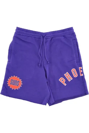 Mitchell & Ness Korte broeken, Heren, Paars, XS, NBA -speldag Franse Terry Shorts Hardwood