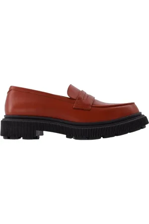 ADIEU PARIS Schoenen, Dames, Rood, 36 EU, Leer, Type 159 Loafers in rood leer