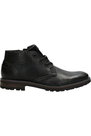 Bugatti Schoenen, Heren, Zwart, 42 EU, Leer, Enkel laarzen