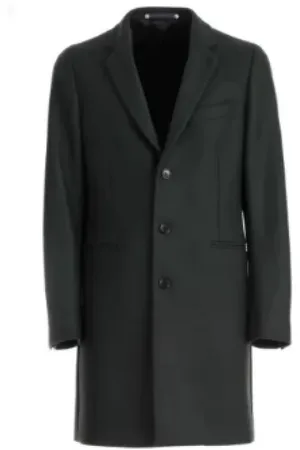 Paul Smith Mantels, Heren, Groen, L, Wol, Wollen Jas