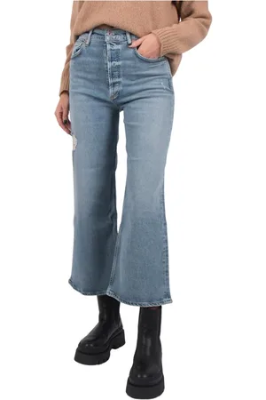 Citizens of Humanity Jeans, Dames, Blauw, W26, Denim, Bijgesneden jeans