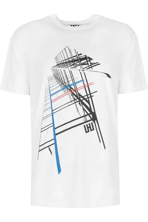 Les Hommes Tops, Heren, Wit, S, Katoen, T-shirtstad
