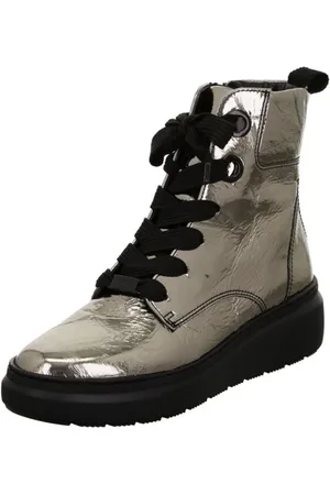 ARA Schoenen, Dames, Grijs, 38 EU, Enkel laarzen