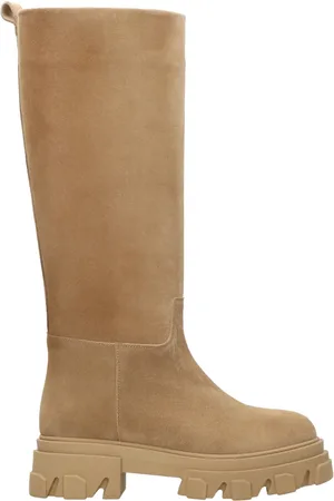 Gia Borghini Schoenen, Dames, , 39 EU, Leer, Hakken laarzen