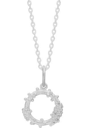 Frk Lisberg Accessoires, Dames, Grijs, L, Aude ketting zilver
