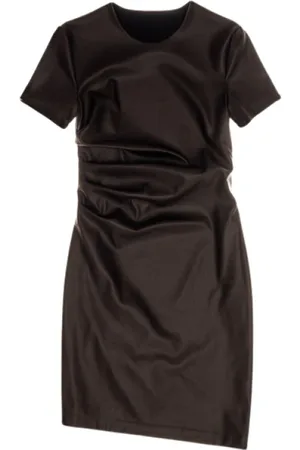 Helmut Lang Kleedjes, Dames, Bruin, L, Gelegenheid jurken
