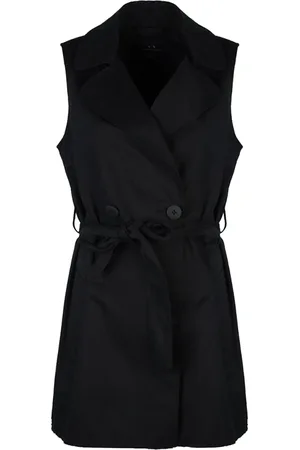 Armani Exchange Jassen, Dames, Zwart, M, Mouwloos