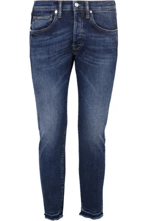 Nine In The Morning Jeans, Heren, Blauw, W29, Katoen, Rock slank jeans