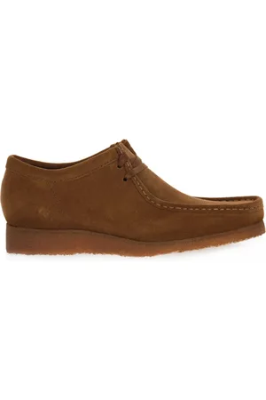 Clarks Schoenen, Heren, Bruin, 44 EU, Leer, Wallabee Schoenen