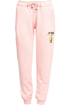 Trussardi Broeken, Dames, Roze, XS, Katoen, Trainingsbroek
