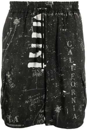 AMIRI Korte broeken, Heren, Zwart, M, Lange shorts