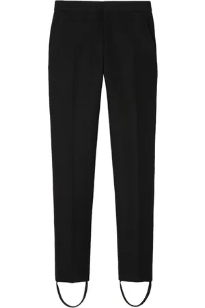 WARDROBE.NYC Broeken, Dames, Zwart, M, Wol, Rechte broek