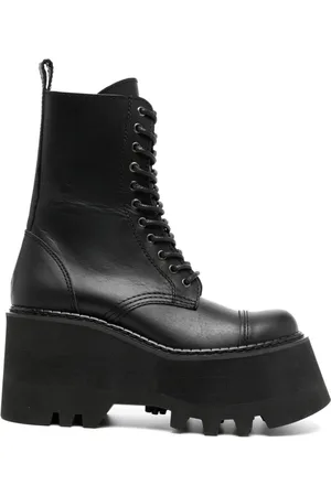 JUNYA WATANABE Schoenen, Dames, Zwart, 38 EU, Leer, Boots