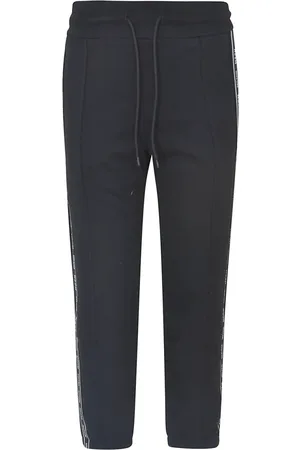 Msgm Broeken, Dames, Blauw, M, Broek op een Sweatshirt