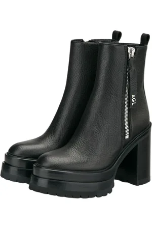 AGL ATTILIO GIUSTI LEOMBRUNI Schoenen, Dames, Zwart, 39 EU, Laarzen met hoge hakken