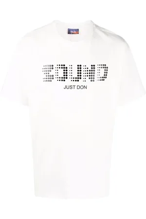 JUST DON Tops, Heren, Wit, S, Katoen, Don gewoon t-shirts en polos wit