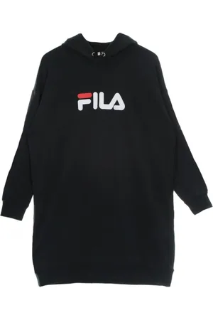 Fila Kleedjes, Dames, Zwart, XS, kleden hoodie